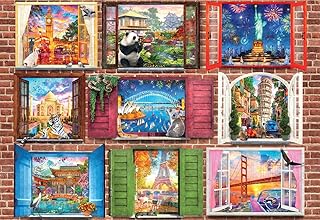 Buffalo Games - Windows Open to The World - 1500 Piece Jigsaw Puzzle for Adults Challenging Puzzle Perfect for Game Nights - 1500 Piece Finished Size is 31.50 x 23.50