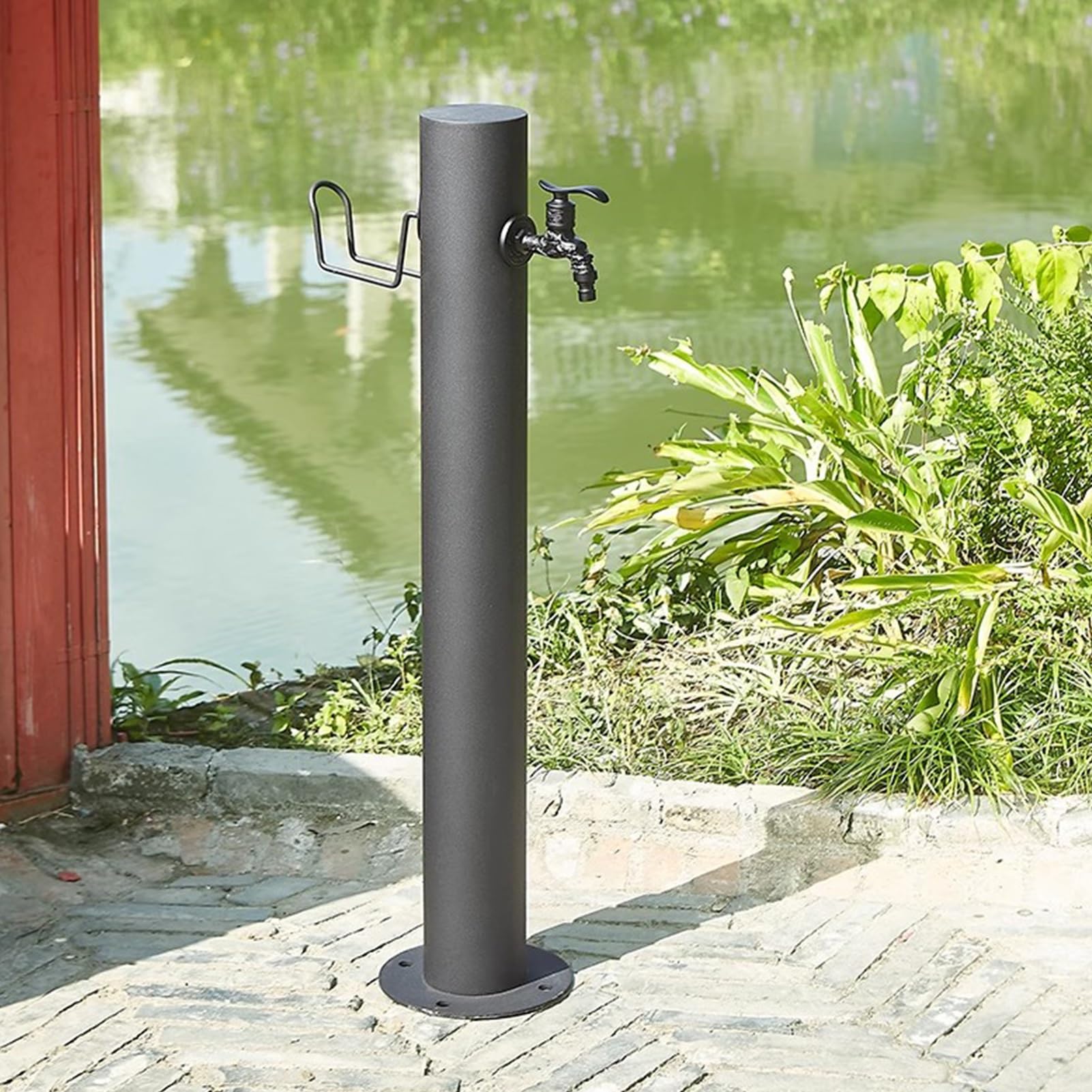 Dispensador de grifo de columna de agua de jardín de acero inoxidable para exteriores, hidrante anticongelante para riego de patio y césped