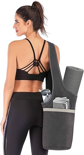 Miniatura 7 de Ewedoos Yoga Mat Bag Yoga Bags Fits Most Mats Perfect Yoga Gifts with Large Storage Pockets Holds More Accessories