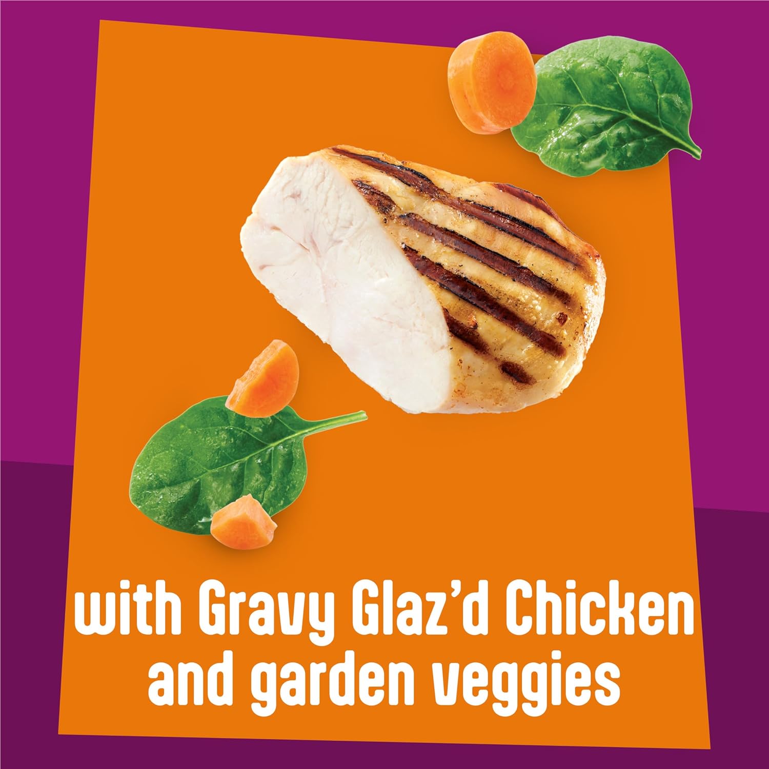 Purina Friskies Glaz’d and Infuz’d with Gravy Glaz’d Chicken Wet Food for Cats - 5.5 Ounce (Pack of 24)
