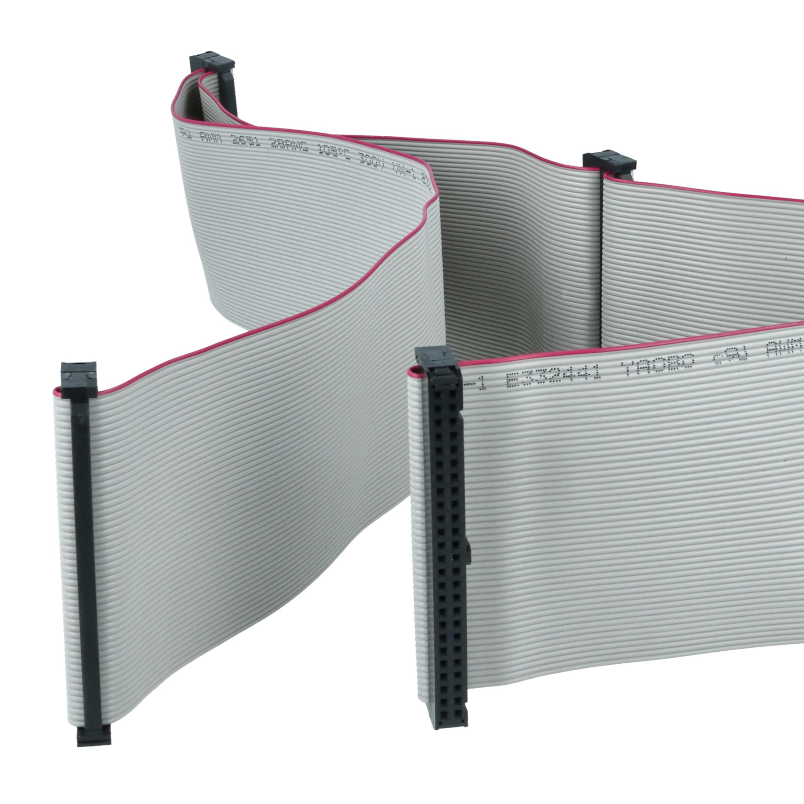 vhbw Cavo a Nastro SCSI per collegare 5 dispositivi SCSI - Cavo Interno, 50 Pin, 75 cm