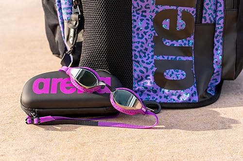 Miniatura 4 de Arena Funda unisex para gafas de natación, funda protectora de tapa dura con clip, varios colores