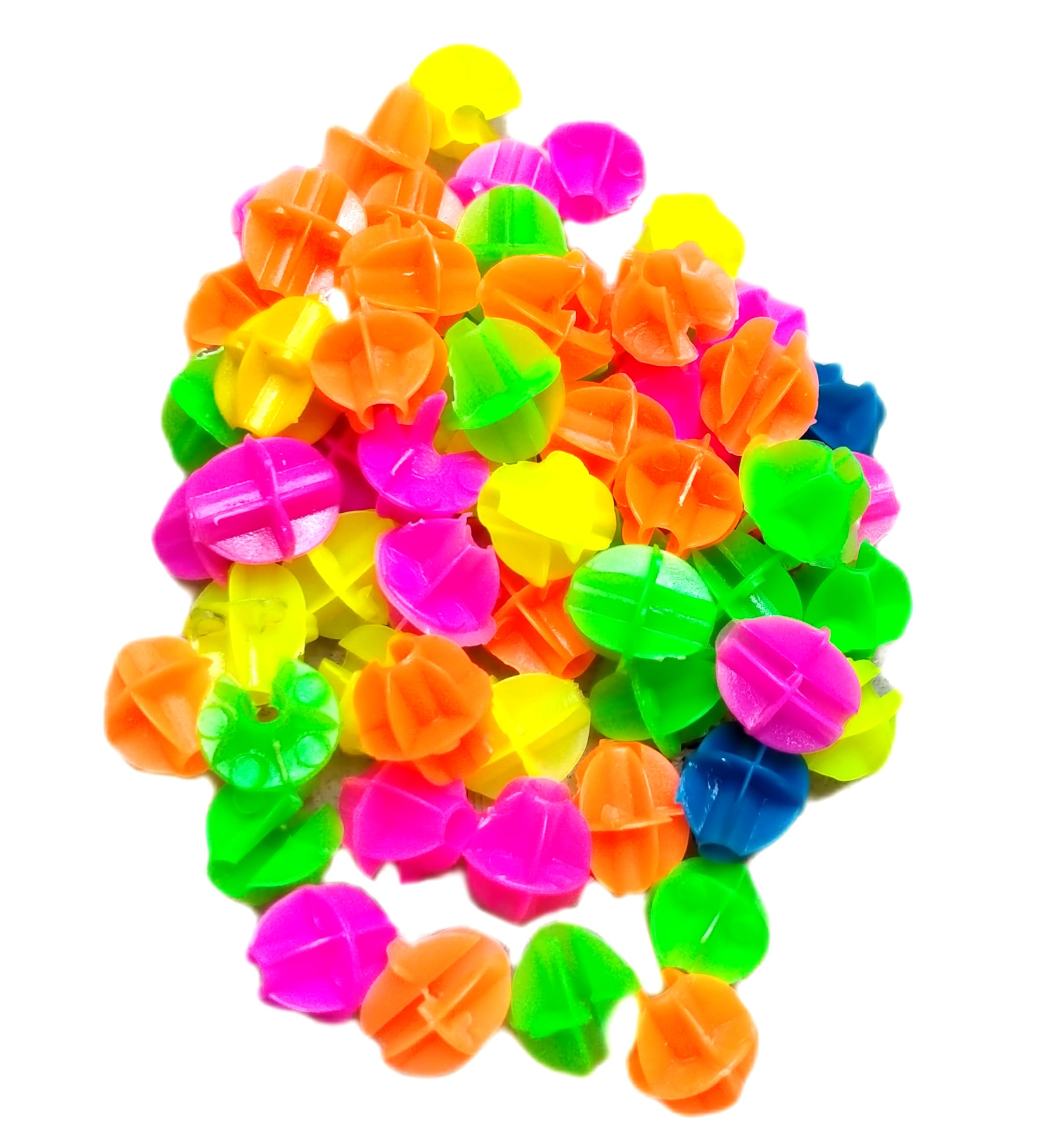 CYIDER 250 Pcs Multi-Color Plastic Bicycle Spoke Beads – Wheel Spoke Clip Decorations,Cycle moti Beads 1