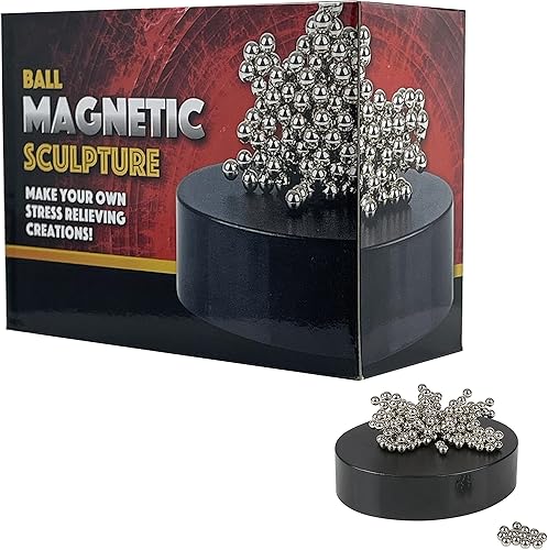 Miniatura 4 de The Dreidel Company Bloques de construcción magnéticos para escultura, crea tu propia obra maestra, desarrollo y alivio del estrés, 3.5 pulgadas