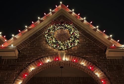 Miniatura 6 de C9 - Bombillas LED de repuesto para Navidad, color blanco cálido suave, forma de vela, grado comercial, E17