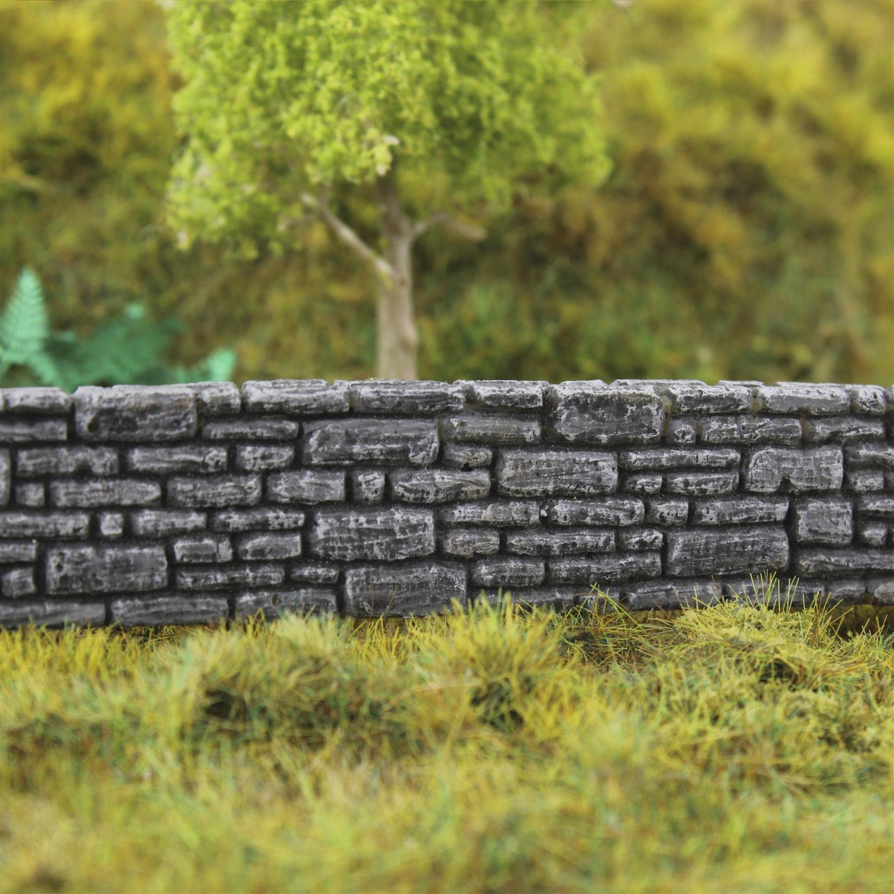 War World Gaming Bauernmauer Vorbemalt x 30-20 - 28 mm Tabletop Gelände Modell Diorama Modellbau Zaun Mauer Landschaftsbau Landschaft Geländbau