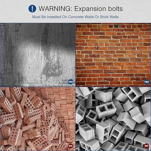 Miniatura 8 de Barra de dominadas montada en la pared, acero grueso carga máxima de 300 libras, saco de boxeo y gancho de entrenamiento TRX para gimnasio en casa,