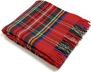 Tweedmill Textiles Royal Stewart Tartan Premium Wool Throw