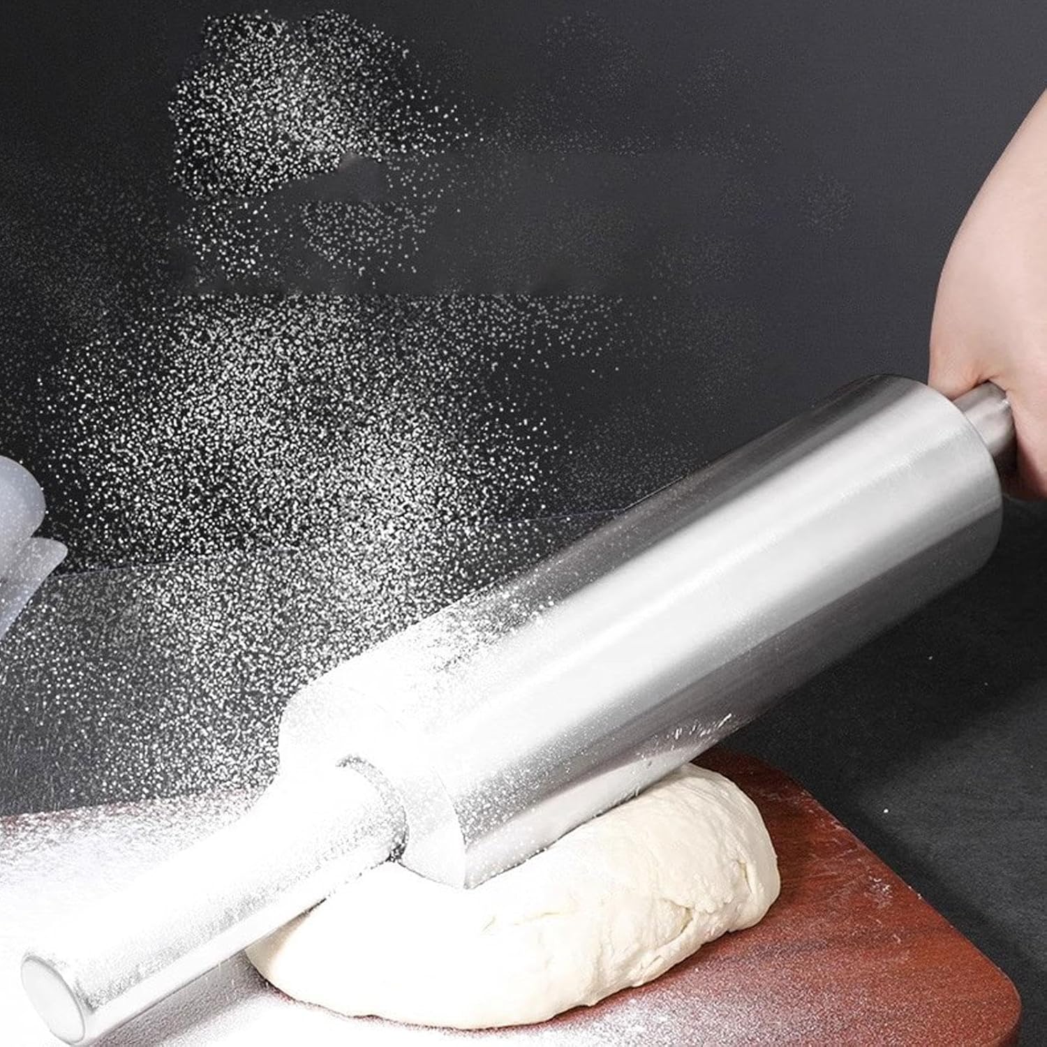 Kitchen Rolling Pin, Kitchen Utensils, Hand Roller, Tool for Making Cakes, Pies, Pizzas And Tarts, M