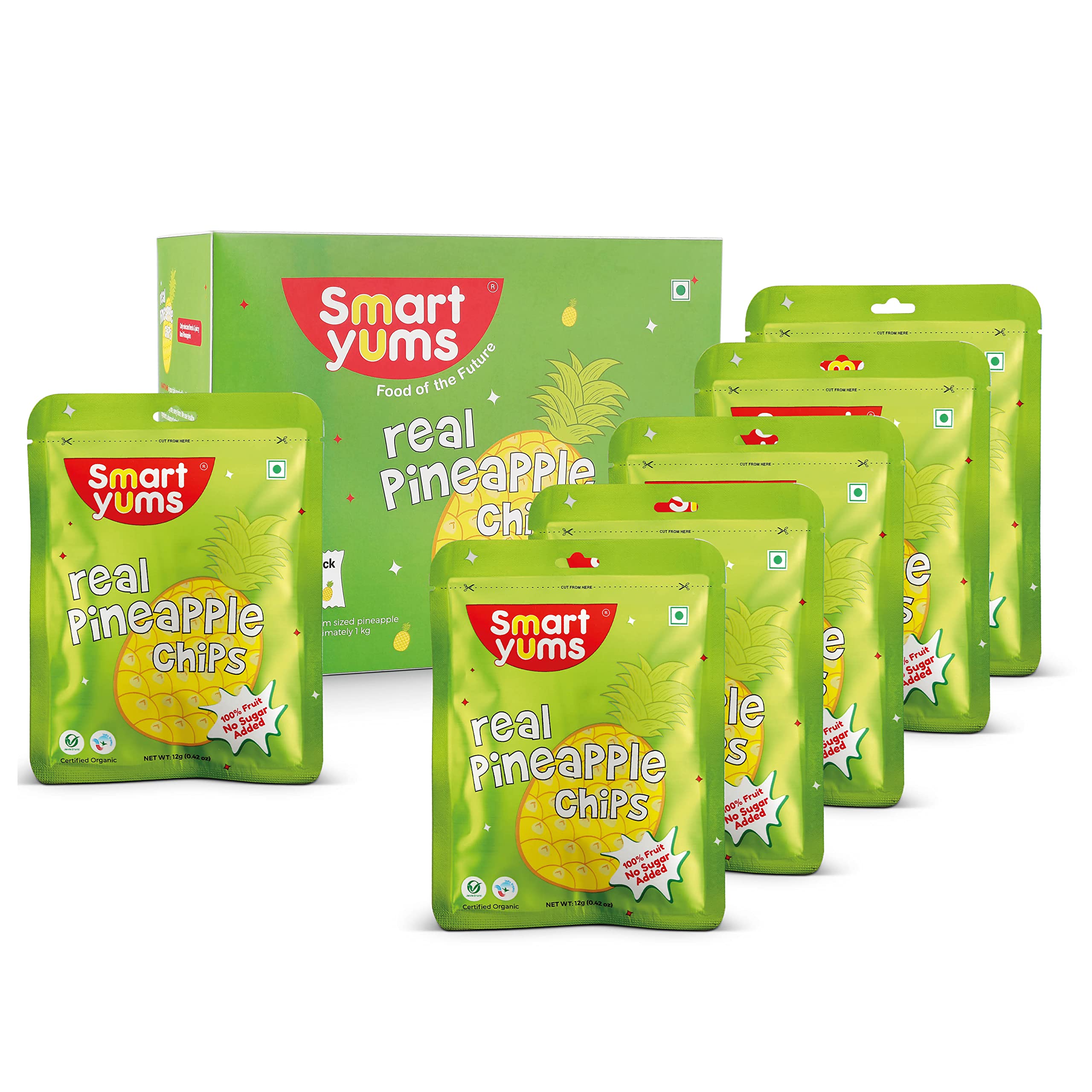 See full amazon price history chart for iOrganic Freeze-Dried Pineapple Chips - Pack of 6, Healthy Vegan Fruit Snack, 100% Natural, No Added Sugar, No Preservatives, Gluten-Free, Plant-Based, 72g iOrganic Freeze-Dried Pineapple Chips - Pack of 6, Healthy Vegan Fruit Snack, 100% Natural, No Added Sugar, No Preservatives, Gluten-Free, Plant-Based, 72g (B0BQ3V7BKW) Amazon Price History, Amazon Price Tracker