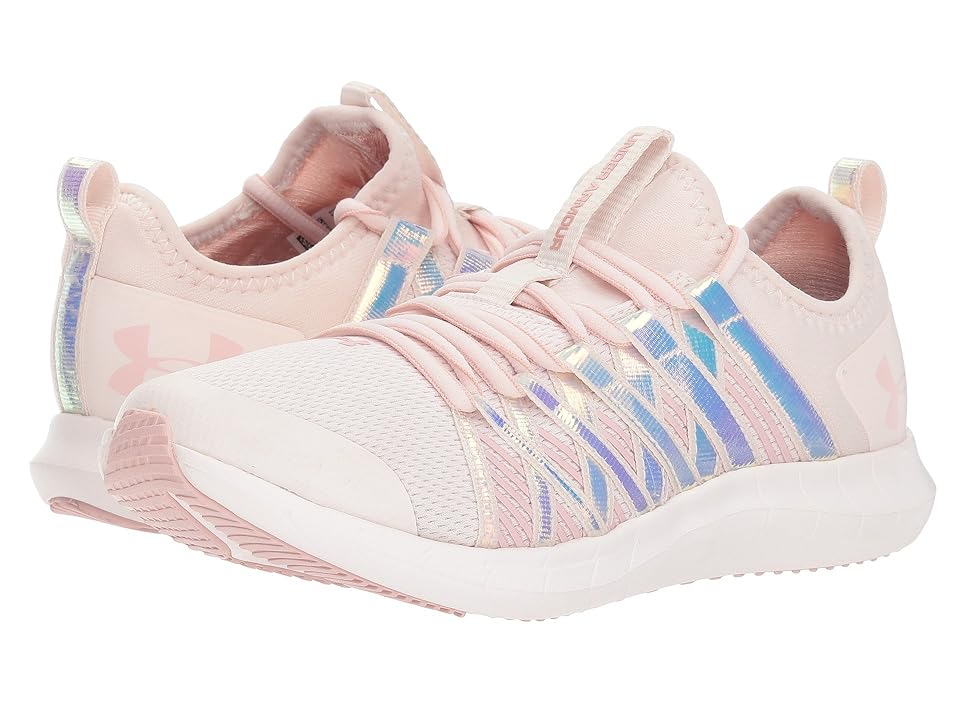 

Under Armour Kids UA GGS Infinity HG Wide (Big Kid) (French Gray/French Gray/Flushed Pink) Girls Shoes, White