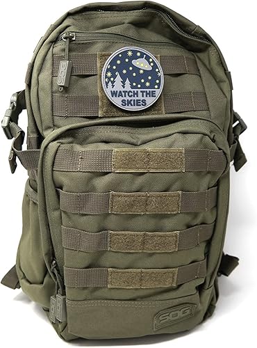 Miniatura 7 de Alien UFO Enthusiast PVC Hook and Loop Patch - Paquete de 2 parches tácticos