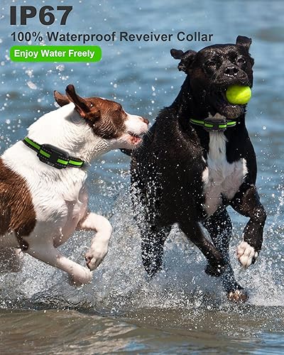 Miniatura 6 de Collar de choque para perros, collar de entrenamiento para perros de 3300 pies con control remoto, collar de choque recargable para perros pequeños,