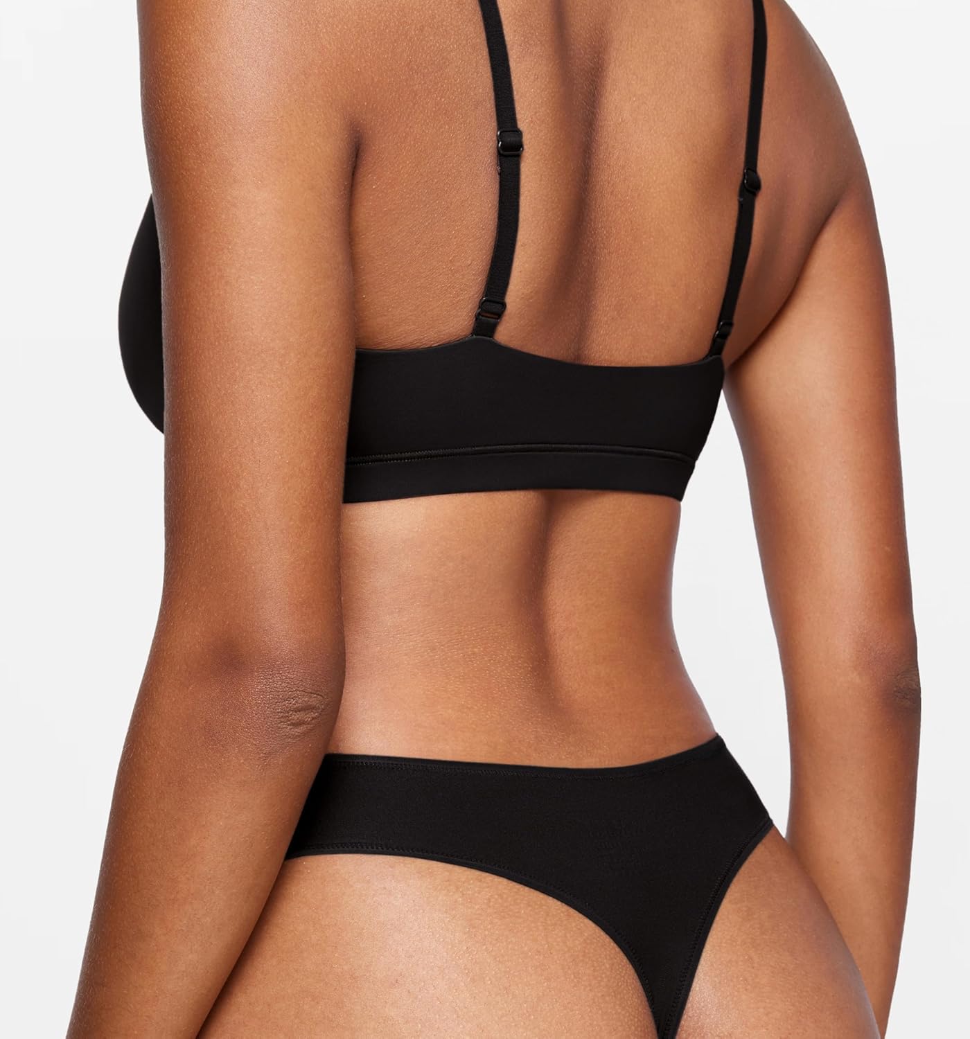 Magneticfit Thongs for Women Stretch Sexy Underwear Comfort Tagless Thong Low Rise Breathable Panties 3 Pack - Image 2