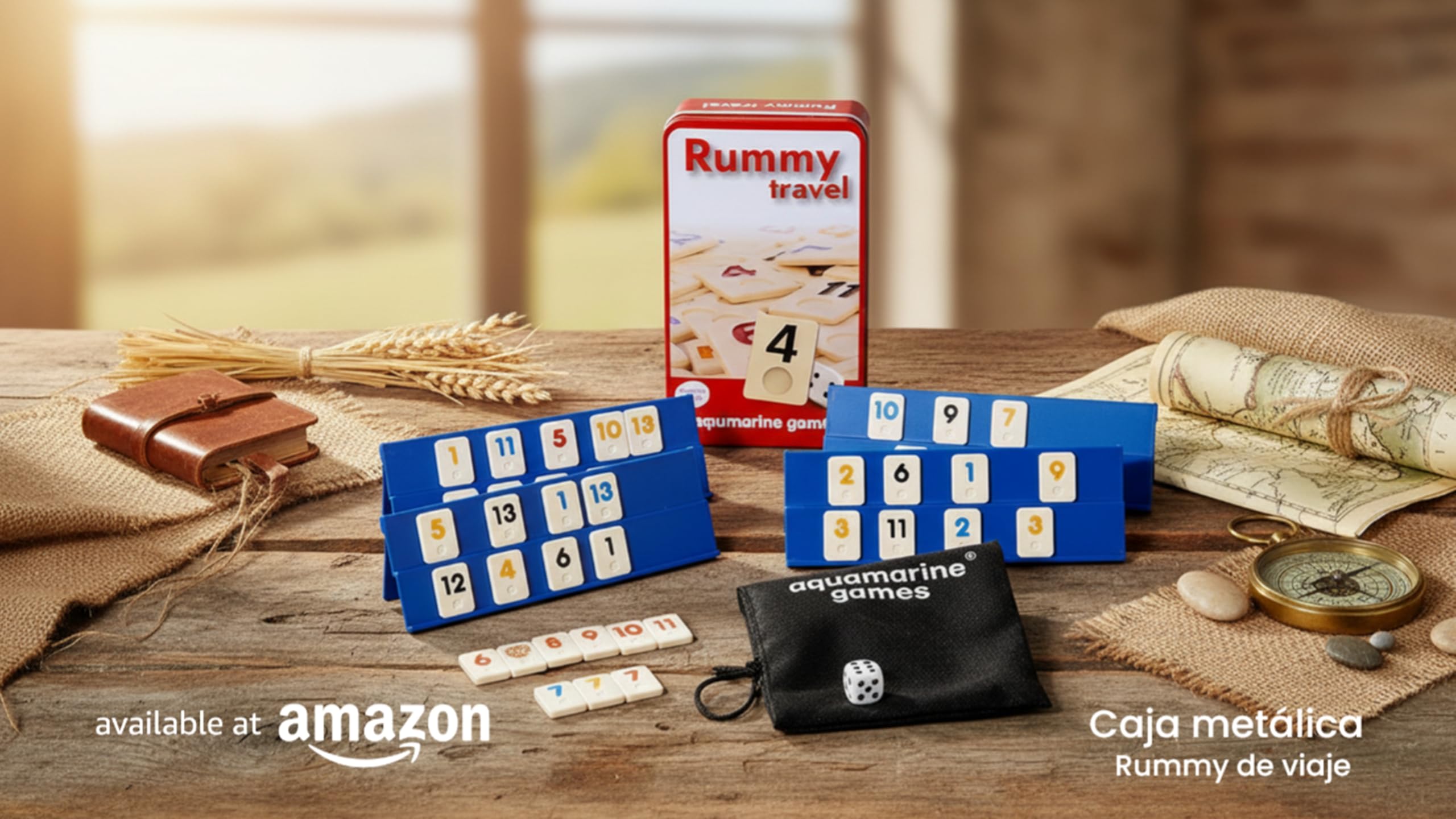 Travel Rummy 4 Jugadores edición estuche de metal