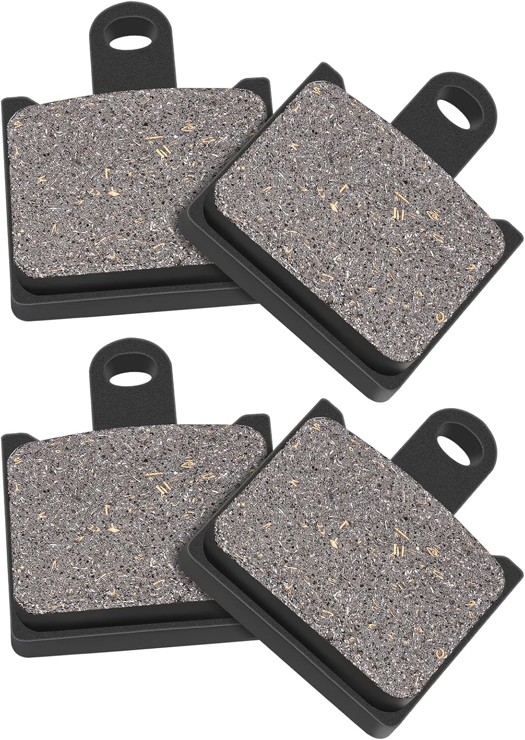 AHL Front & Rear Brake Pads Set for Kawasaki ZZR1400 ZZR 1400 / ZX14 Ninja (ZX1400 ZX 1400 A/C) 2006 2007 2008 2009 2010 2011 2012 2013 2014 (Semi-metallic)
