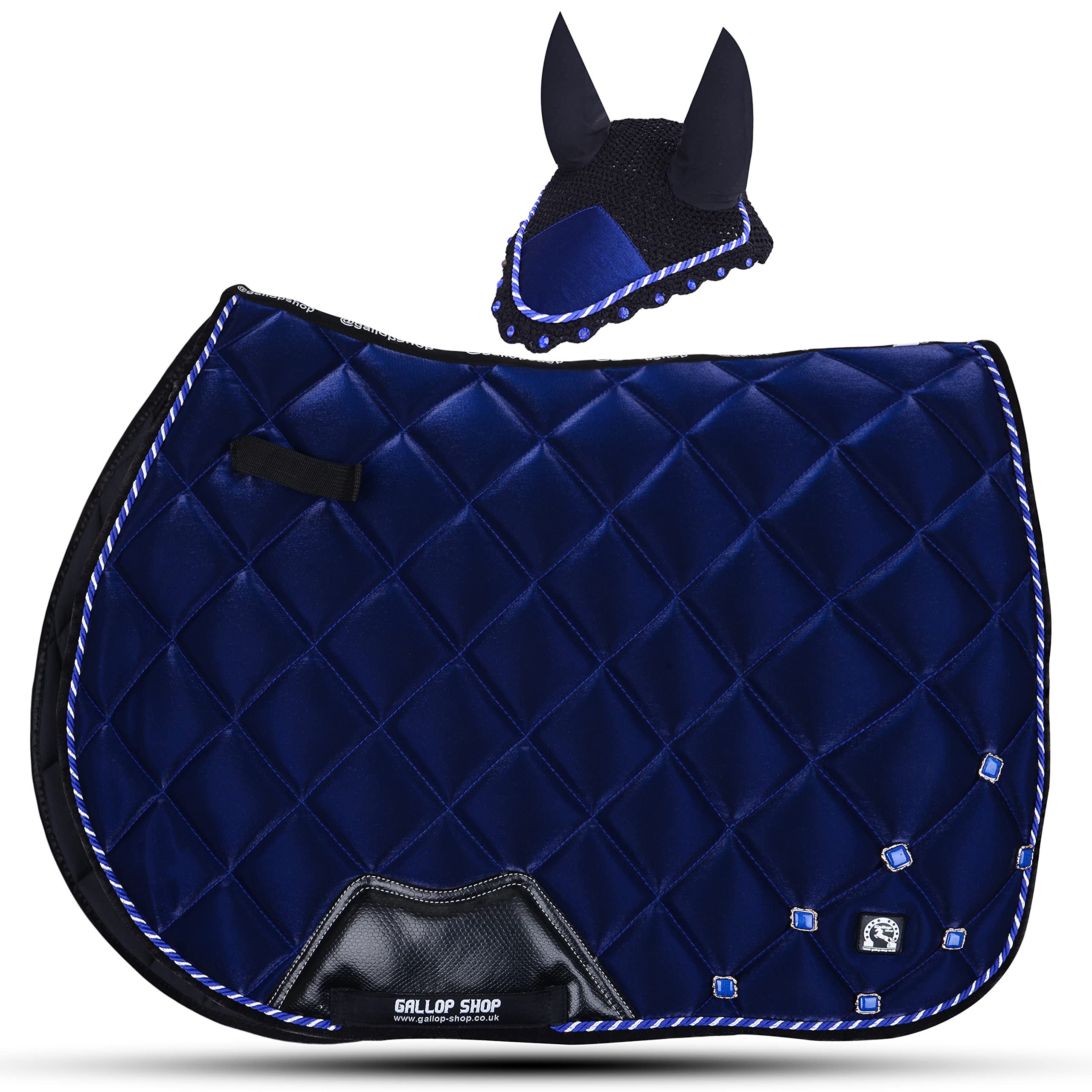 Gallop ShopComfort Series Suede Saddle Pads All Purpose Edition (Navy Full)