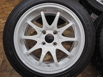 Amazon.co.jp: VALOR Racing SXR 15inch 7J +30 4H100 White Tires Amazon.co.jp: VALOR Racing SXR 15inch 7J +30 4H100 White Tires