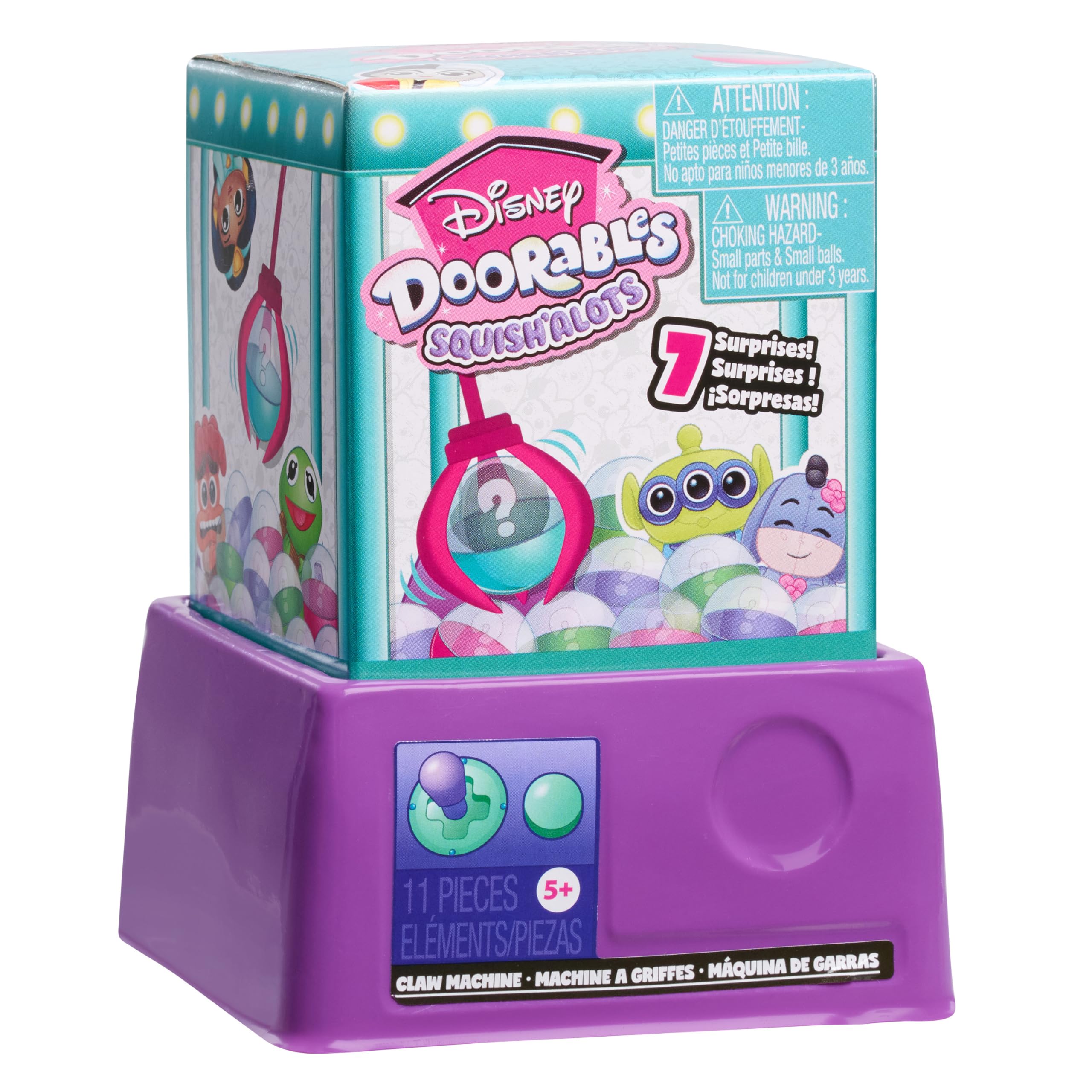 Just Play Disney Doorables Whatcha Gotcha Claw Machine, Collectible 0.65 Inch Toy, Boys and Girls Ages 5 and Up