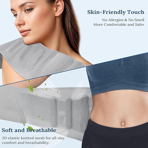 Miniatura 5 de Soporte de espalda para aliviar el dolor de espalda baja, soporte de espalda ajustable para hombres y mujeres, soporte de espalda baja con sistema