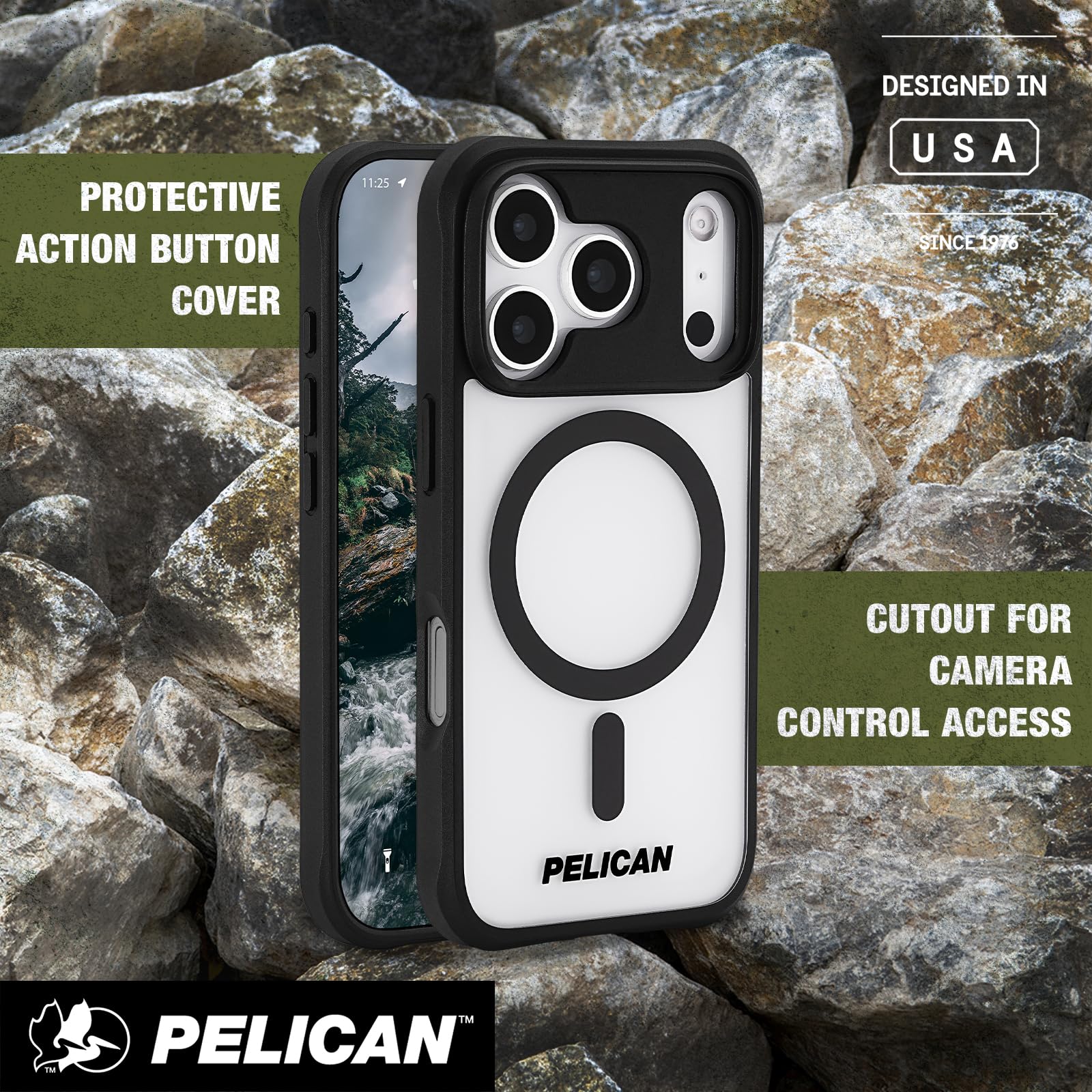 Amazon.co.jp: PELICAN ペリカン iPhone17 Pro用 ケース MagSafe対応