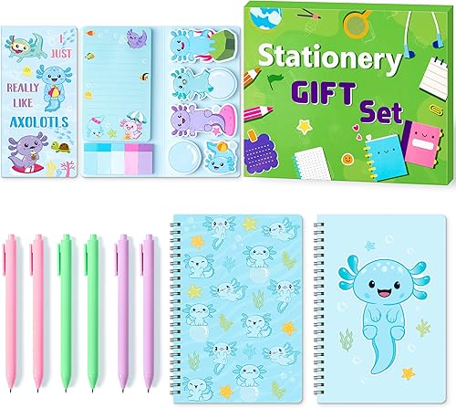 Miniatura 8 de Xqumoi Cuadernos A5 con notas adhesivas para profesores, juego de papelería, regalo de agradecimiento para profesores, blocs de notas adhesivas para