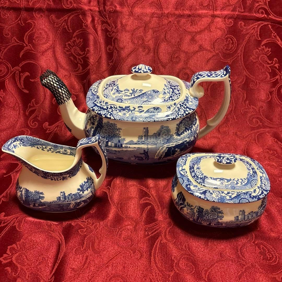 896 オールドノリタケ グランブロシェ アフタヌーンティーセット 金彩