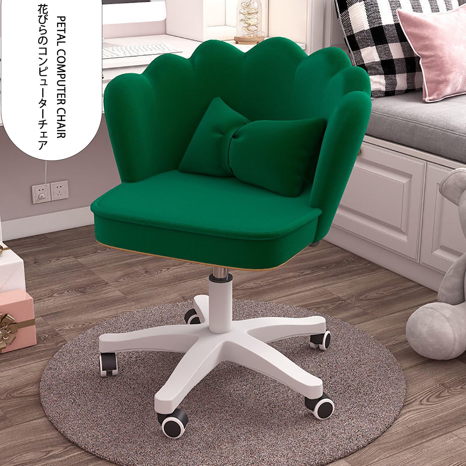 クラシック木製デスクチェア 花柄 Amazon.co.jp: タンスのゲン オフィスチェア 木目 背もたれ