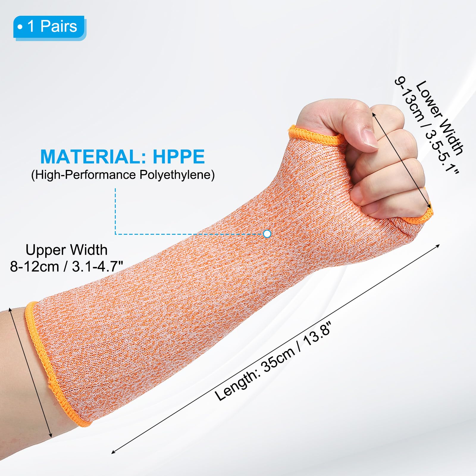 PATIKIL 14 Inch Cut Resistant Sleeve - Image 2