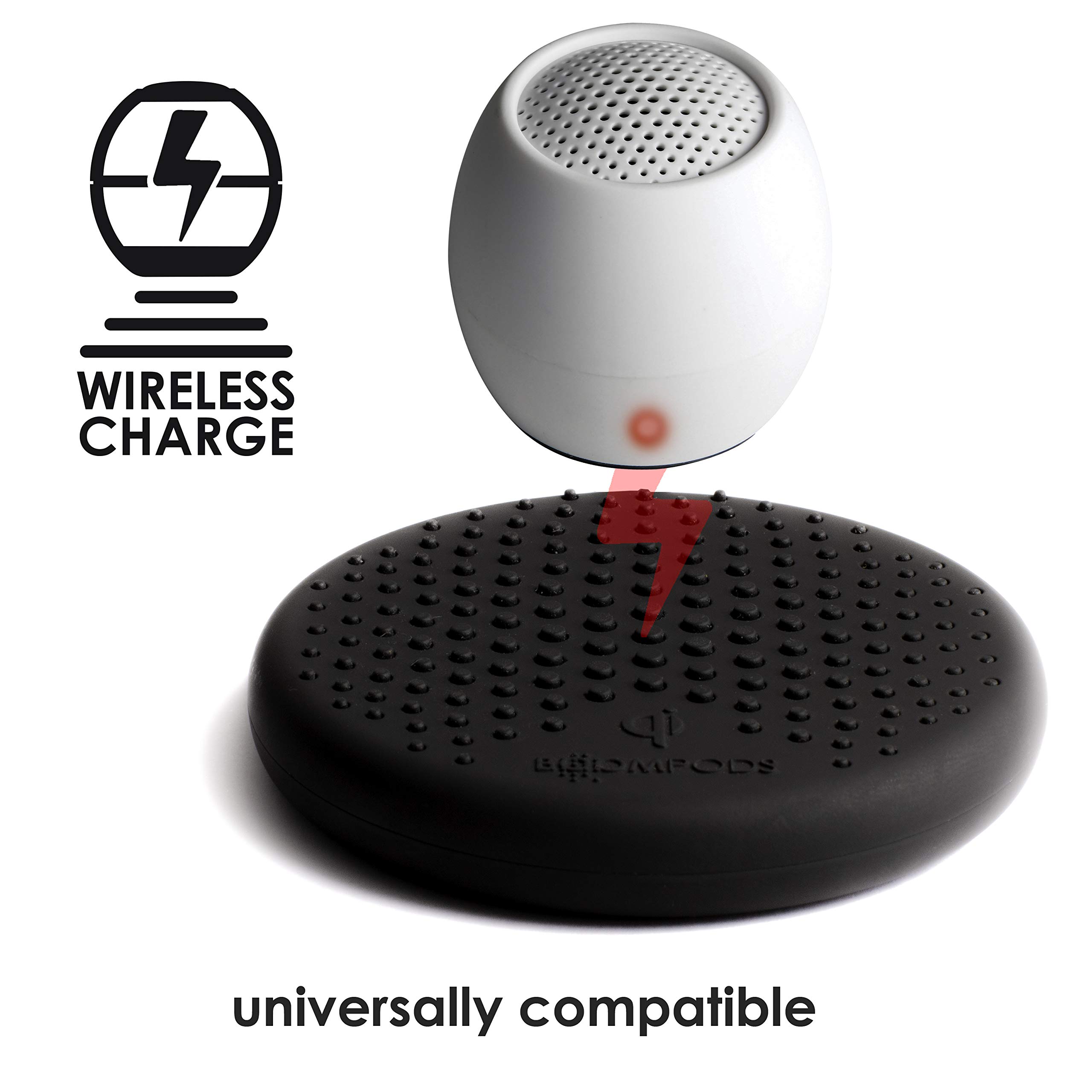 Boompods Zero Mini Cassa Bluetooth - Impermeabile IPX6, 5 Ore Autonomia, Ricarica Wireless, Giallo