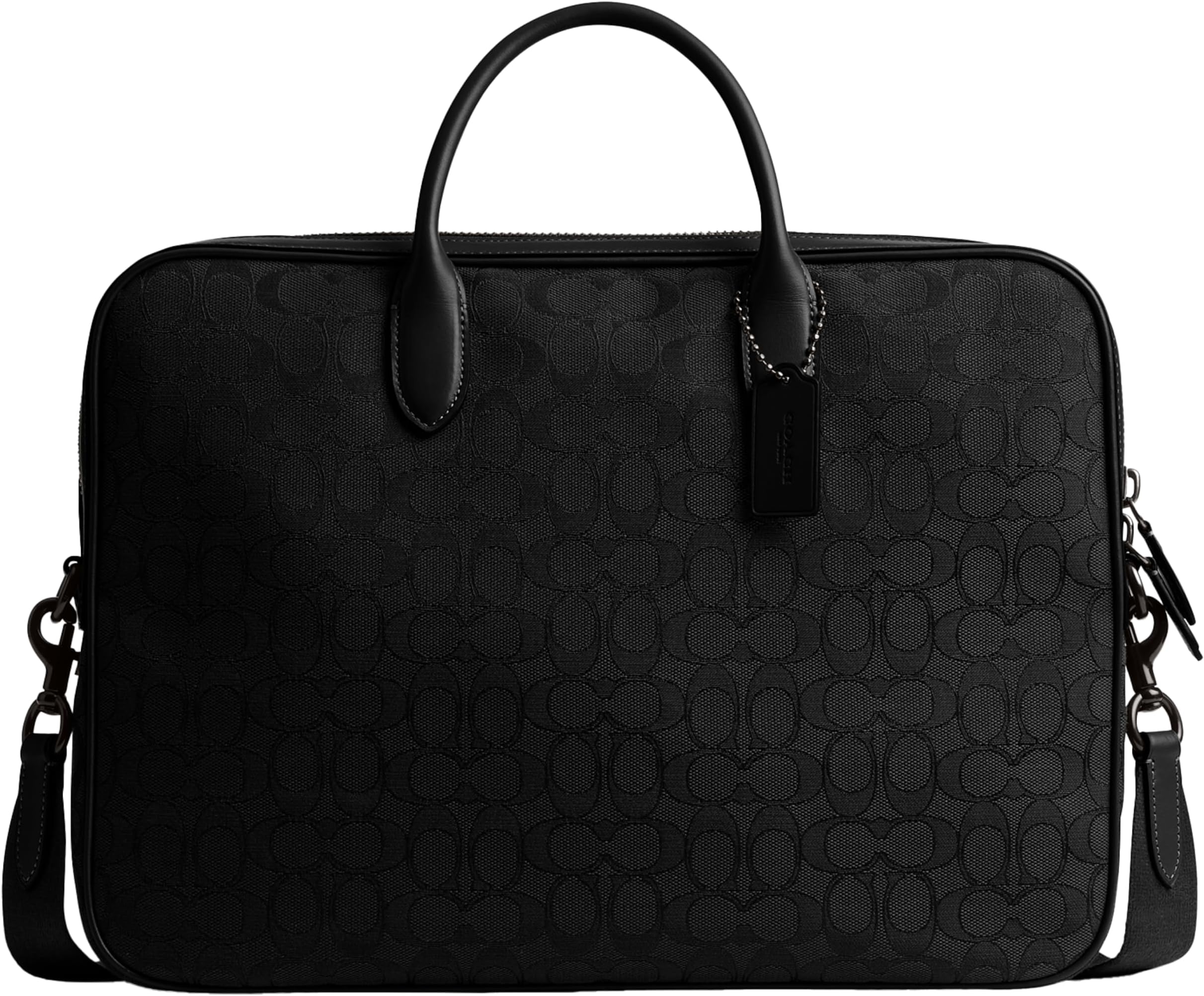 Men's Theo Work Bag in Signature Jacquard