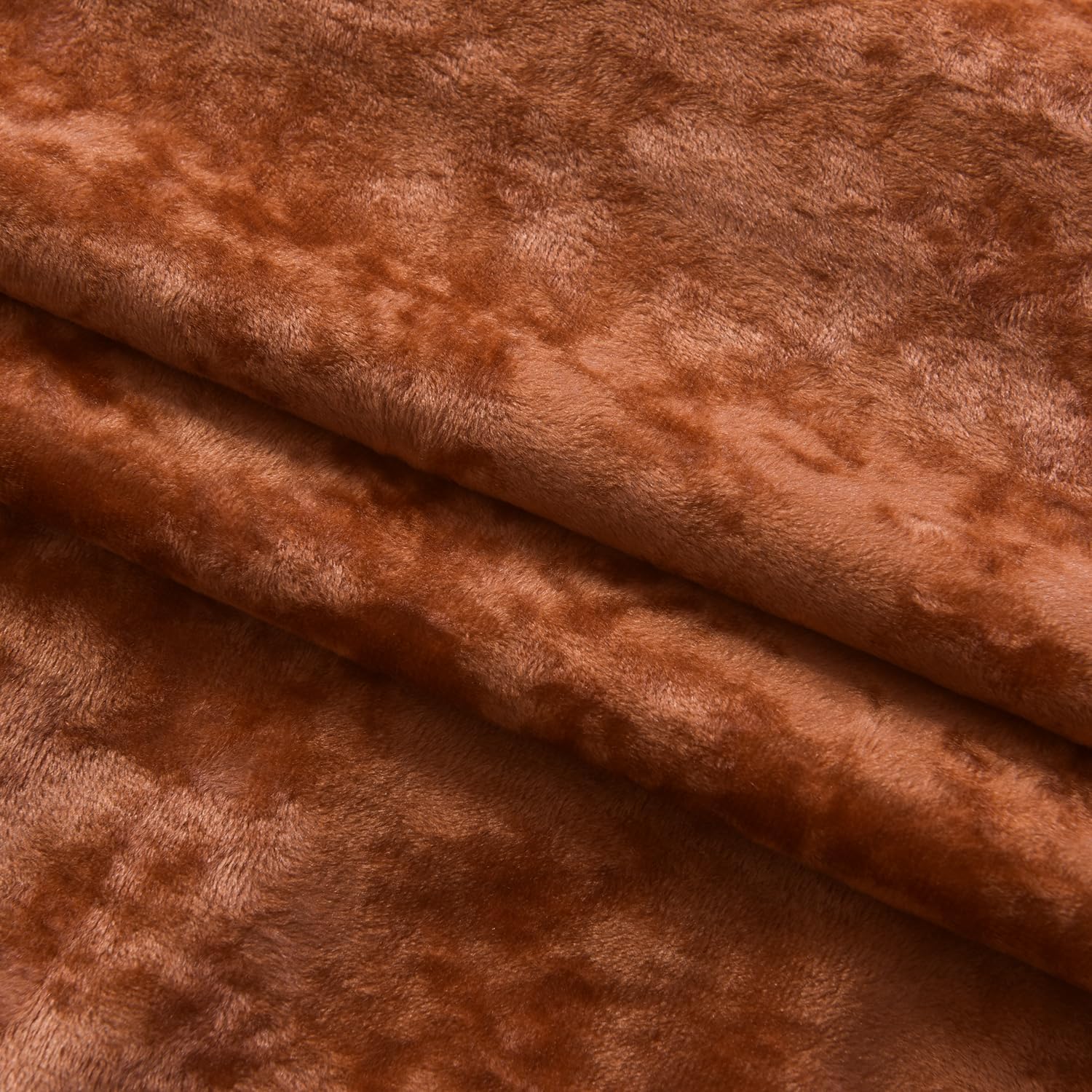 Velvet Curtains for Nursery - Coral Orange Curtain Panels 96 inches Long Light Blocking Privacy Curtains Drapes for Kids Bedroom, W52 x L96, 2 Panels