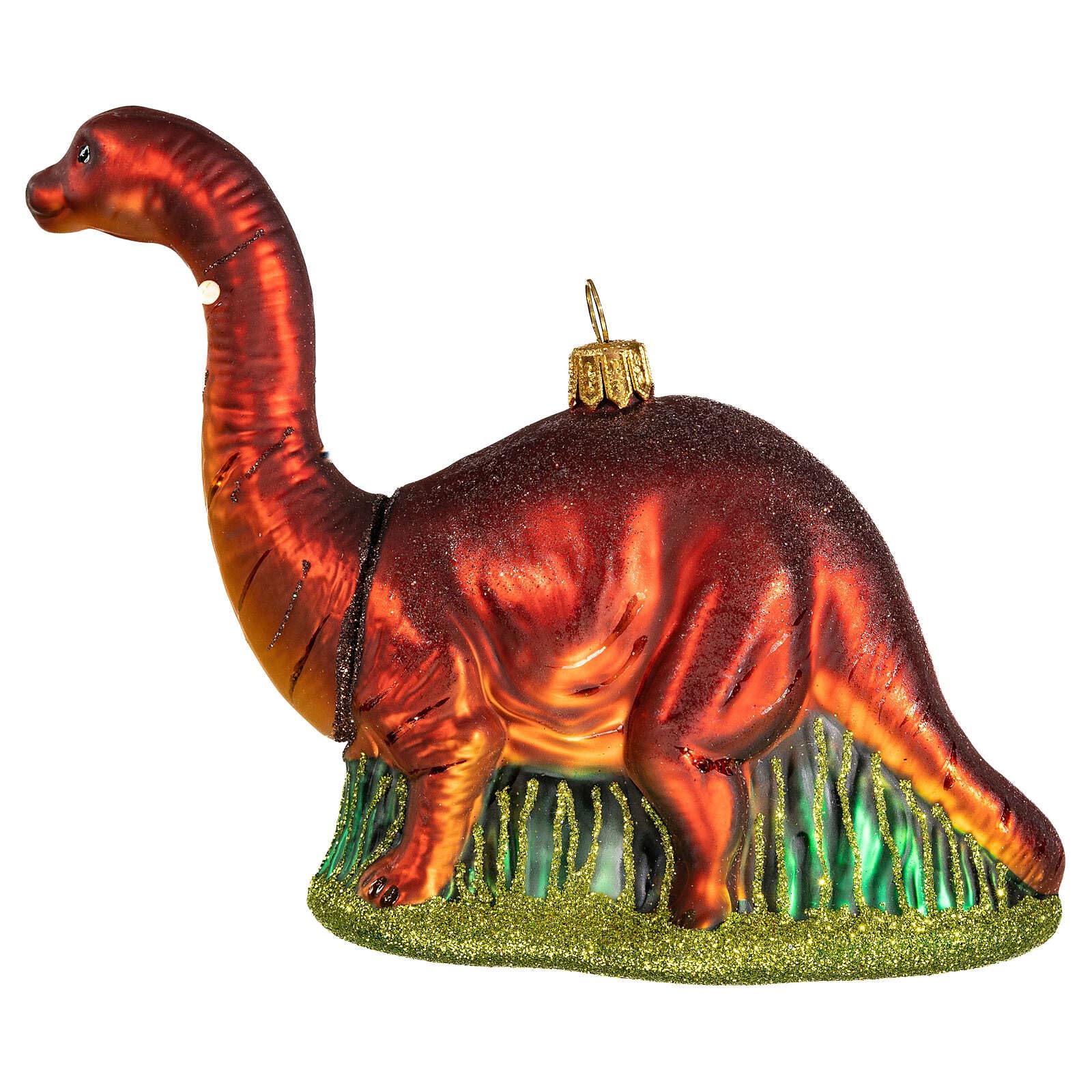 Vetro Brontosauro - Statuetta In Vetro Soffiato A Mano 9 Cm - Regalo Simpatico Da Collezione - 2