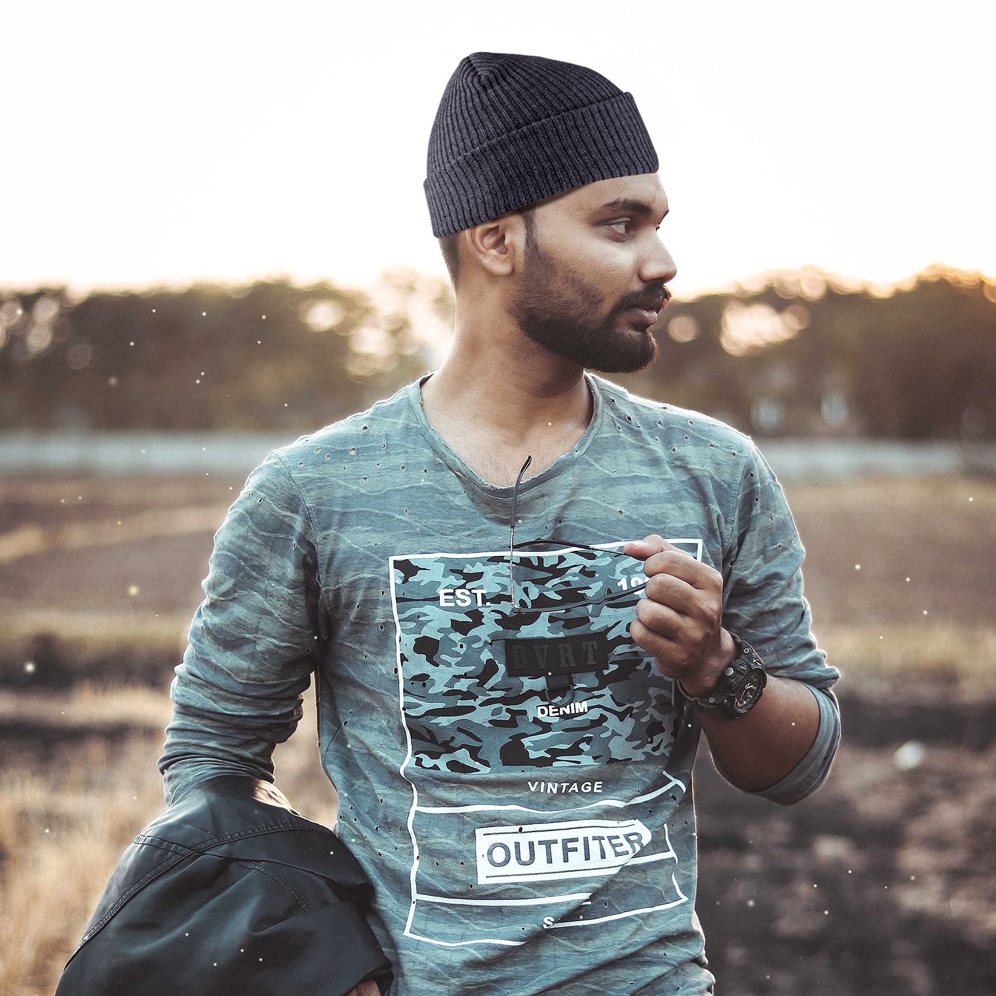 Pack Beanies - Gorros de invierno cálidos de punto para hombres, mujeres y niños grandes (regalo de otoño e invierno para la familia)