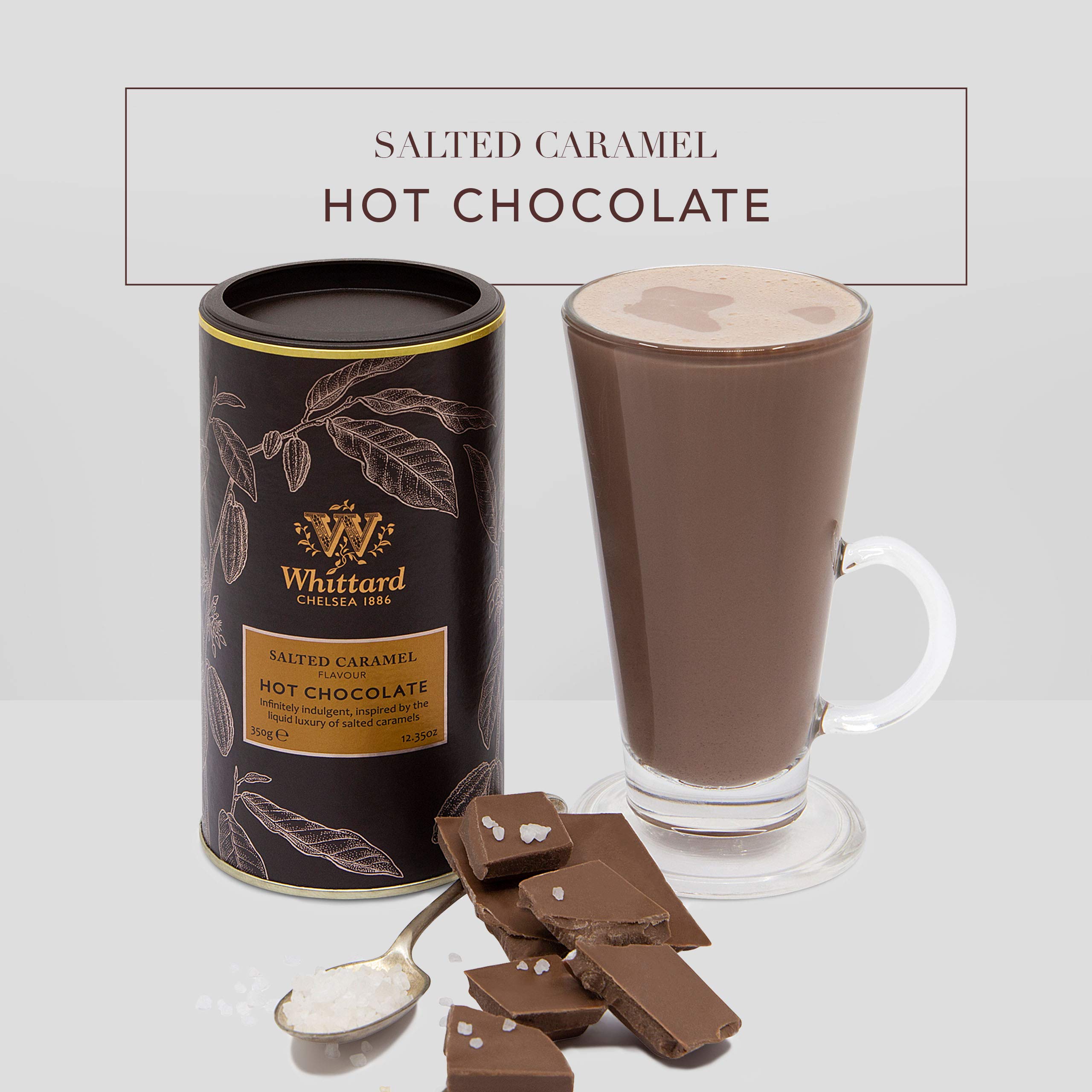Whittard of Chelsea - Salted Caramel Flavour Hot Chocolate (2 Packungen)