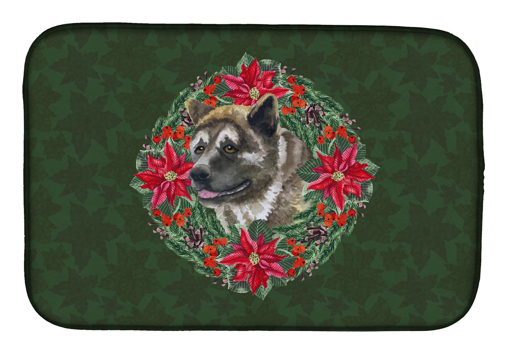 Tapis égouttoir vaisselle Noël absorbant en microfibre 14x21