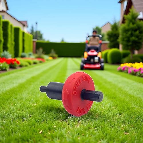 Miniatura 4 de Adaptador de broca de motor eléctrico de arranque rojo y negro, recortadores y otros para Troy Bilt Plug Button Jump Start para Troy Bilt Craftsman