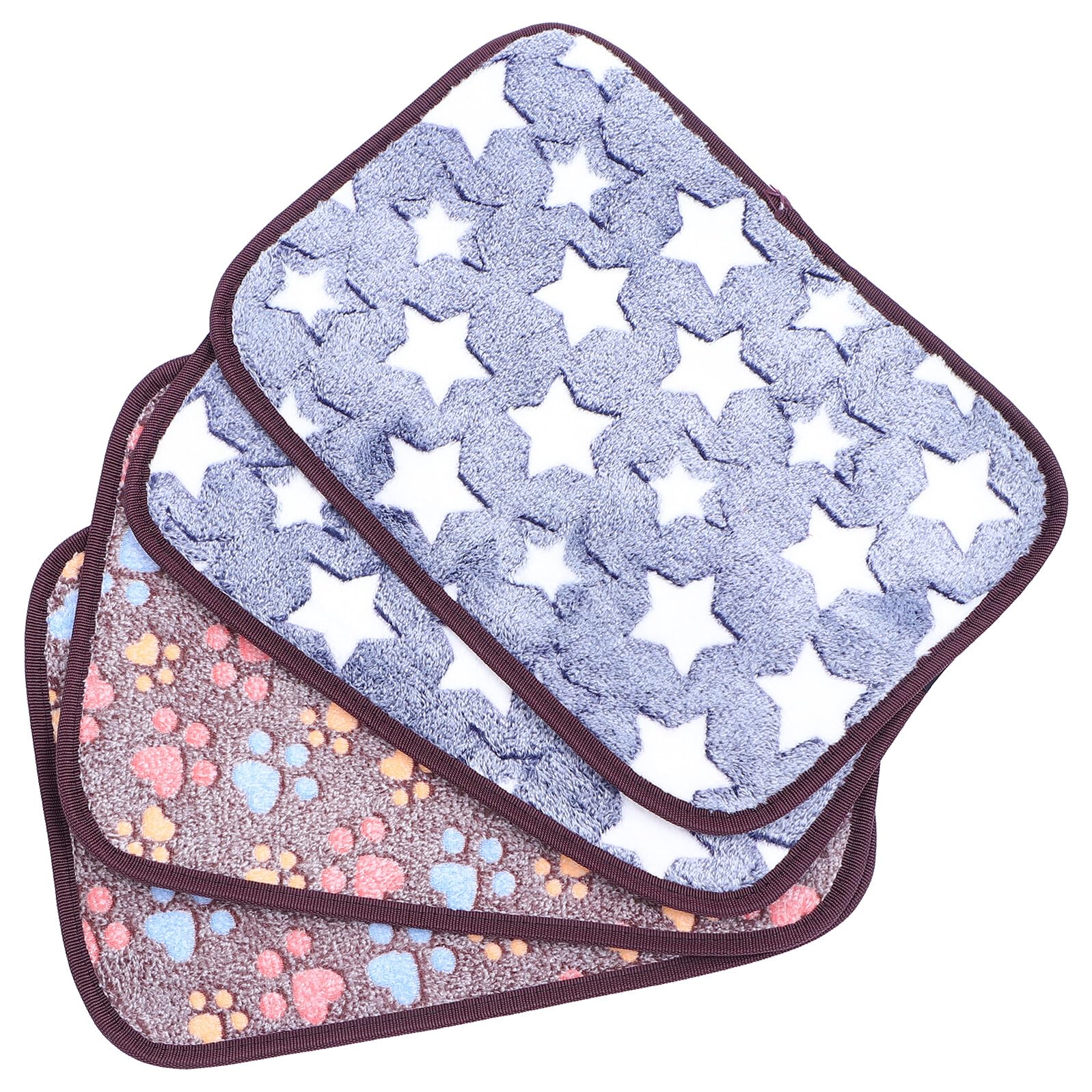 Tapis rafraîchissant pour chat et hamster contre la chaleur lot de 4 tapis d'été moyen