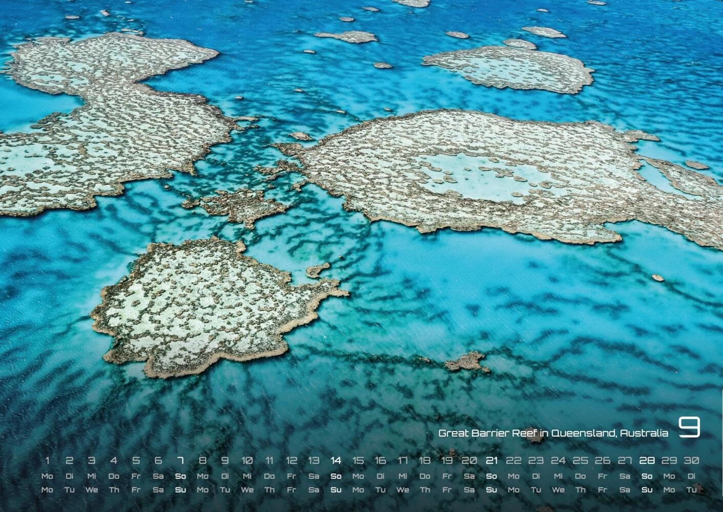 Australien - das Land der Kängurus - 2025 - Kalender DIN A2: Der Wandkalender mit den schönsten Motiven Australiens für das Jahr 2025 im extragroßen Format DIN A2 (ca. 60 x 42 cm)!