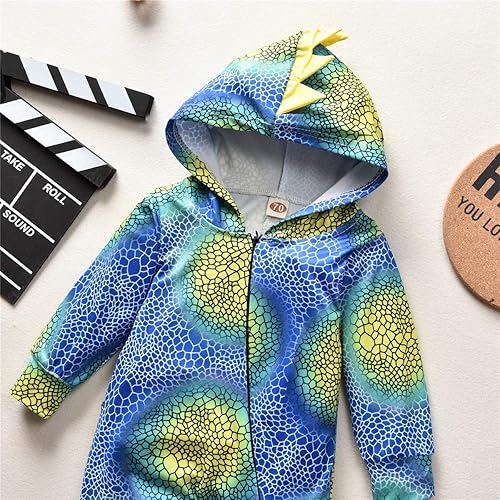 Vista 5 de Aalizzwell Mameluco de dinosaurio para bebé