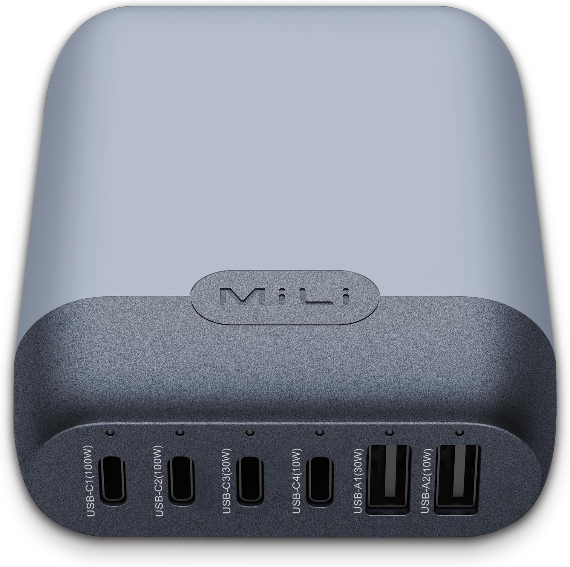 MiLi USB C Charger 140W Multiport Charging station, 6-Port GaN PD Travel USB Charging Hub with bag, 4 USB-C+2 USB-A Portable Fast Charger Plug Compatible with MacBook Pro/Laptop/iPad/iPhone/Samsung