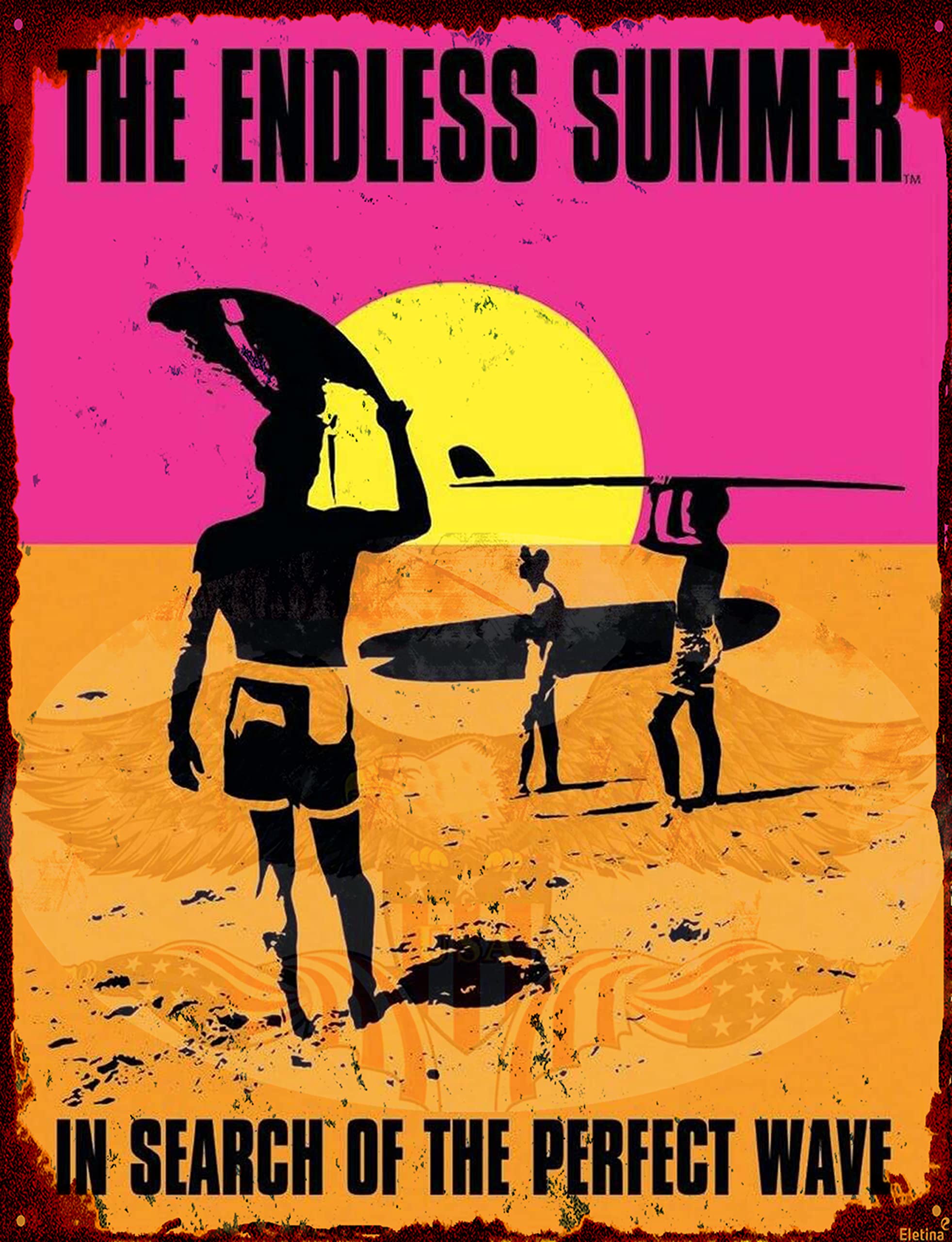 Amazon.com: Endless Summer - Poster Metal Tin Sign 12.5
