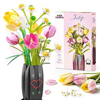 TULIP(チューリップ)のレコード コレクション 21枚セット Amazon | 花 ブロック チューリップの花 ブロックセット