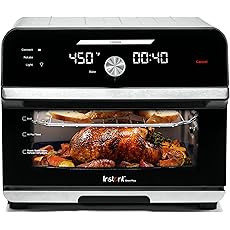 Instant Pot Omni Pro 19QT/18L Toaster Oven Air Fryer, 14-in-1, Crisp, Broil, Bake, Roast, Rotisserie, Toast, Slow Cook, Proof, Split Cook, Temp Probe, Convection, from the Makers of Instant Pot, Black