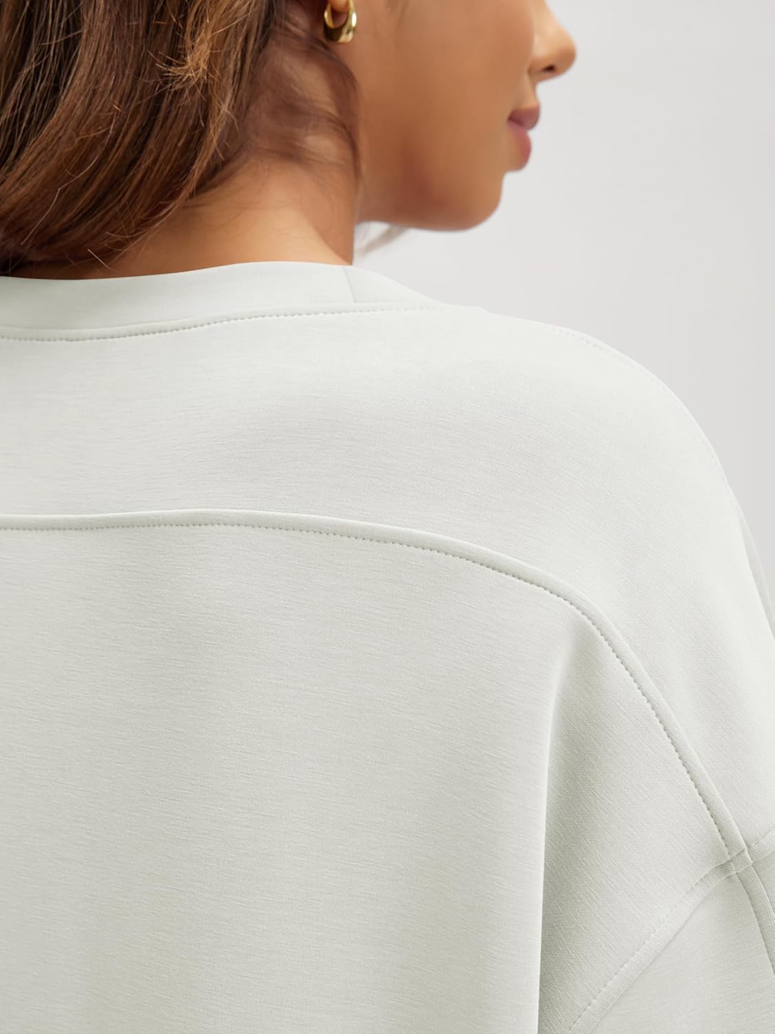 ODODOS Modal Soft Oversized Sweatshirts for Women Crew Neck Long Sleeve Relaxed Pullover Tops - Image 5