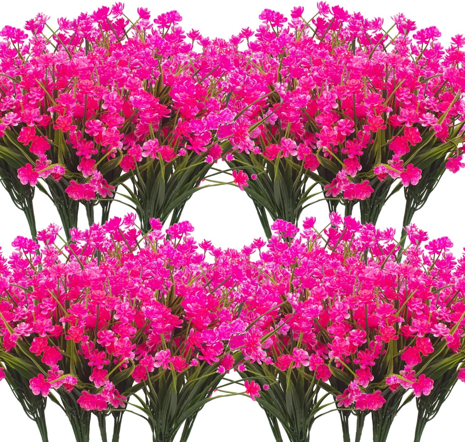 Artificial Flowers, 20 Bundles Outdoor Fake Flowers for Decoration