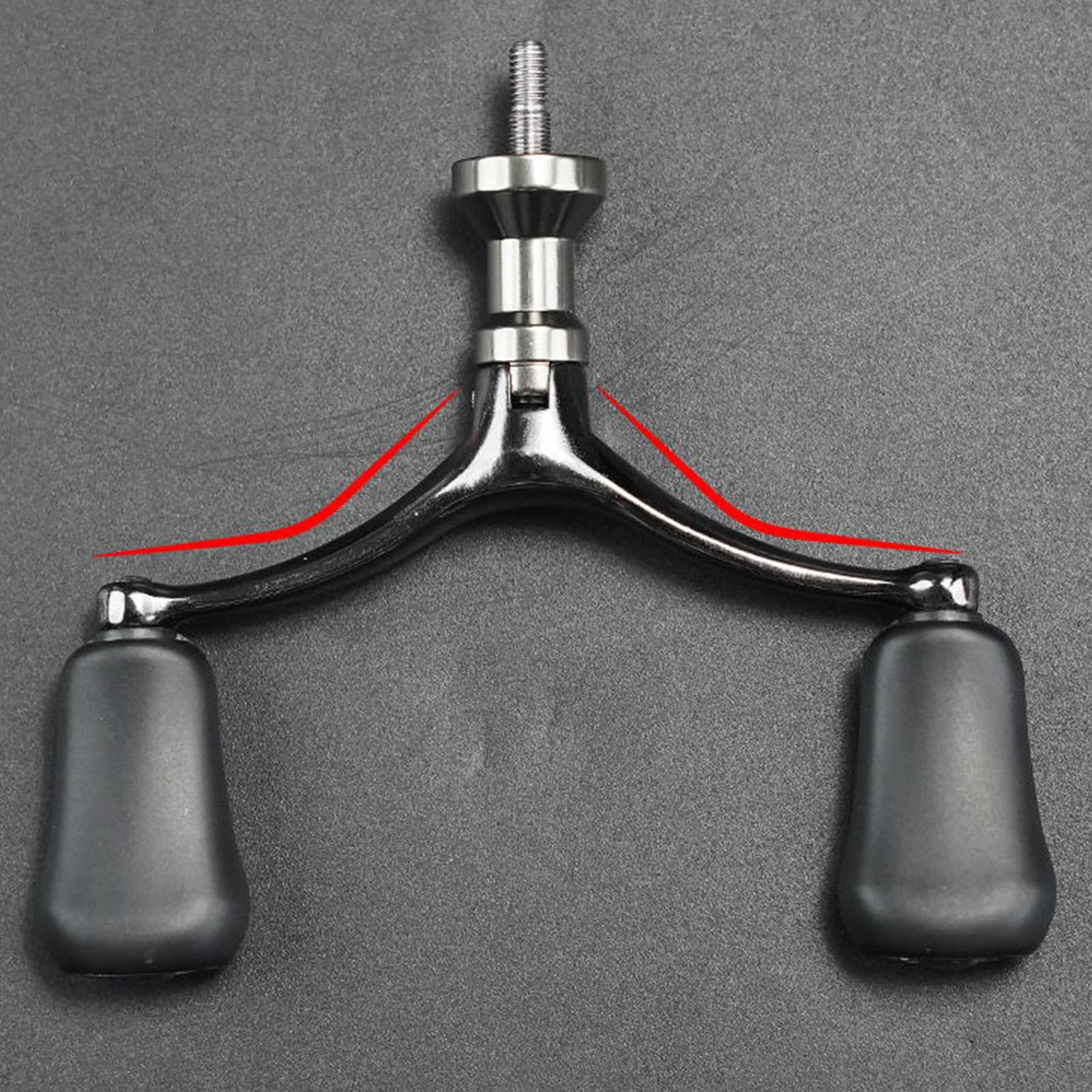 MEAKTSMI Mulinello da pesca Manovella Manopola Rotante Maniglia Canna da pesca Maniglia di potere Mulinello Pedivella Rockers Arm Grip Accessori da