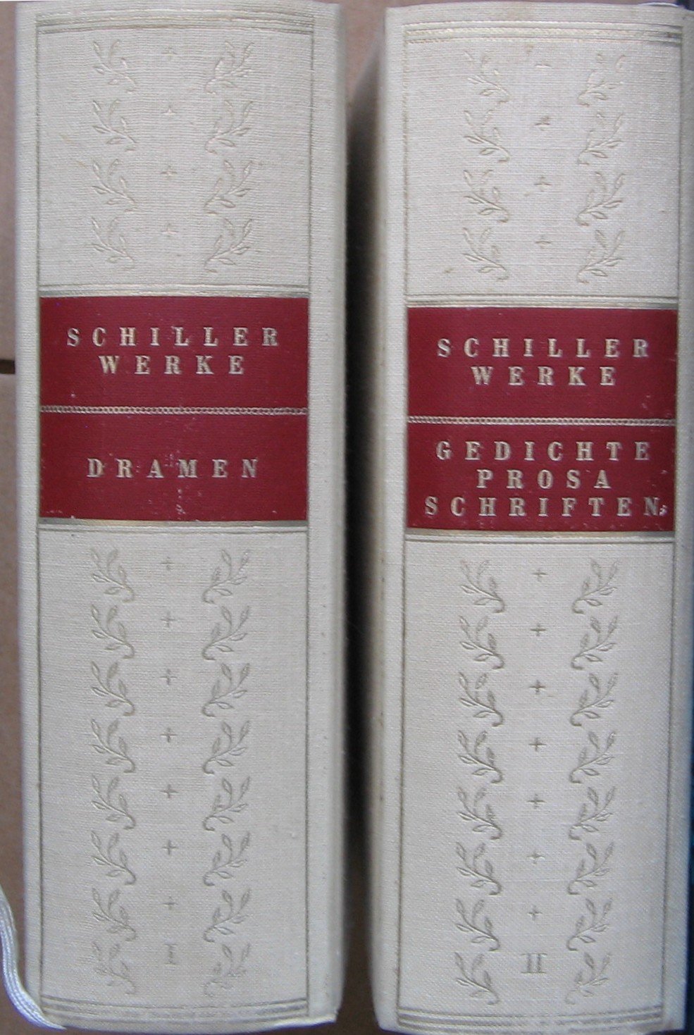Schiller Werke. (Die Tempel-Klassiker) Band 1: Dramen - Band 2: Gedichte, Prosa, Schriften