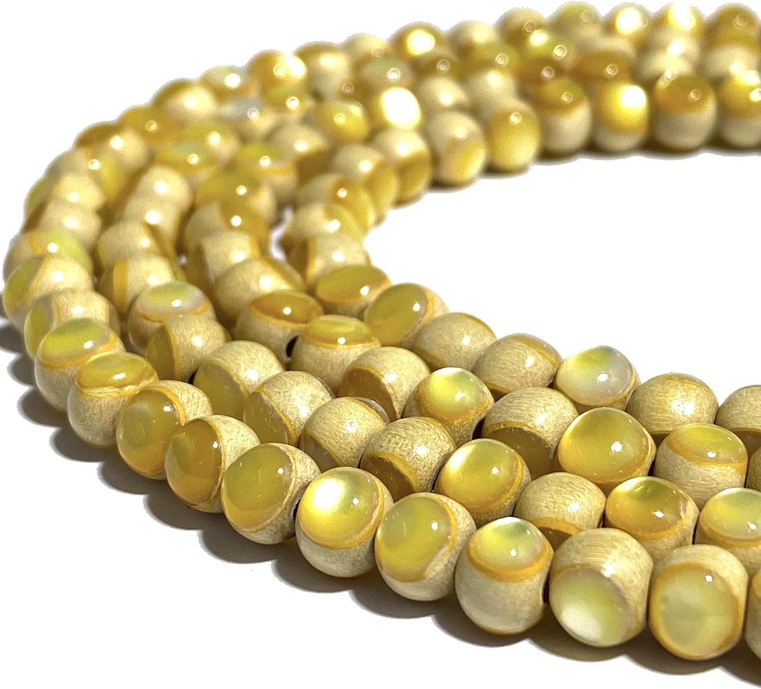 ABCGEMS Wild Mamalis Whitewood Wood Beads (Australian