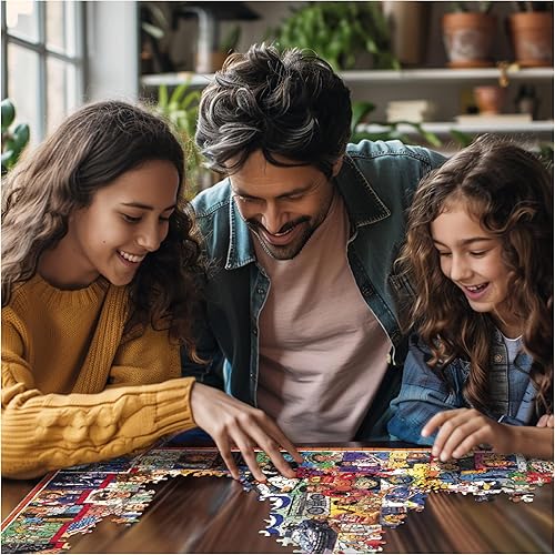 Miniatura 4 de Rompecabezas de 1000 piezas de White Mountain Puzzles de Los Años Ochenta.